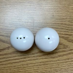 Vintage Sasaki Colorstone Salt and Pepper Shakers Matte Pink